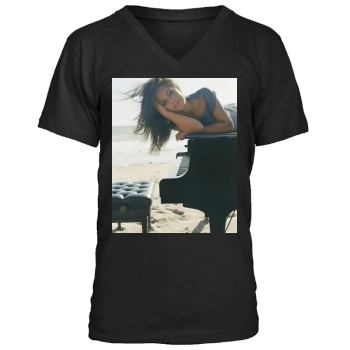 Alicia Keys Men's V-Neck T-Shirt