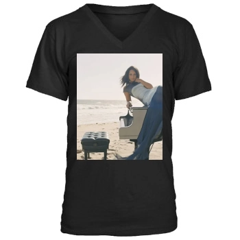 Alicia Keys Men's V-Neck T-Shirt