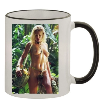 Fia Morrow 11oz Colored Rim & Handle Mug