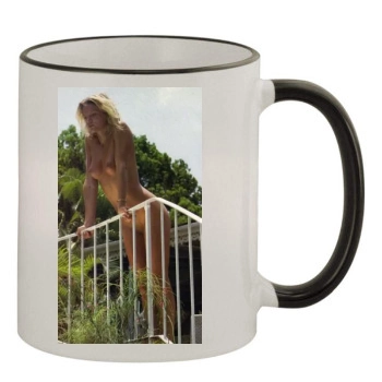 Fia Morrow 11oz Colored Rim & Handle Mug