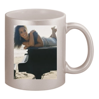 Alicia Keys 11oz Metallic Silver Mug