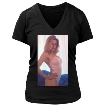 Fia Morrow Women's Deep V-Neck TShirt