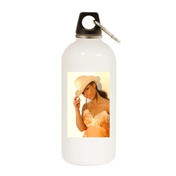 Alicia Keys White Water Bottle With Carabiner