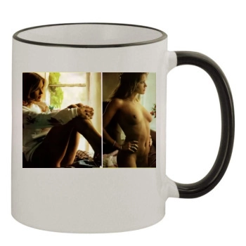 Fia Morrow 11oz Colored Rim & Handle Mug