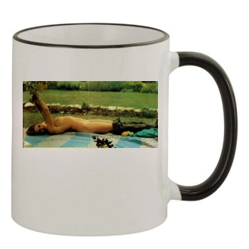 Fia Morrow 11oz Colored Rim & Handle Mug