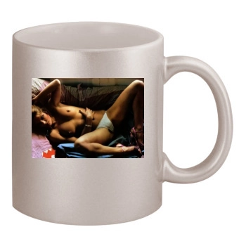 Fia Morrow 11oz Metallic Silver Mug