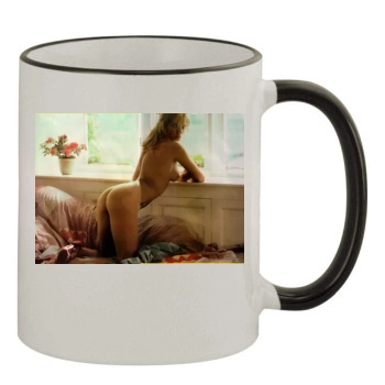 Fia Morrow 11oz Colored Rim & Handle Mug