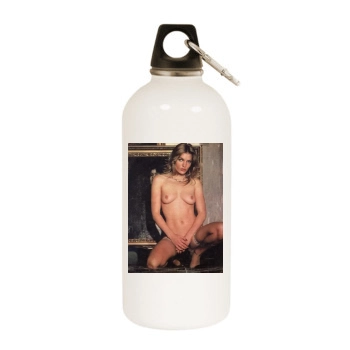 Fia Morrow White Water Bottle With Carabiner