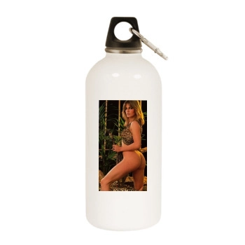 Fia Morrow White Water Bottle With Carabiner