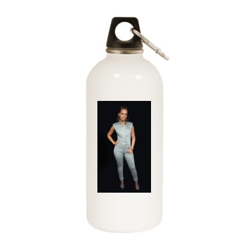 Alicia Keys White Water Bottle With Carabiner