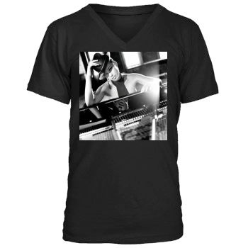 Alicia Keys Men's V-Neck T-Shirt