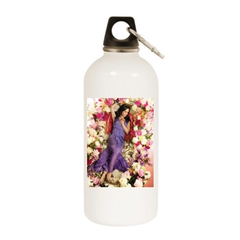 Alicia Keys White Water Bottle With Carabiner