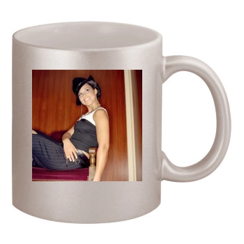 Alicia Keys 11oz Metallic Silver Mug