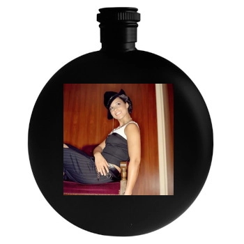 Alicia Keys Round Flask