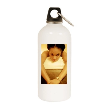 Alicia Keys White Water Bottle With Carabiner