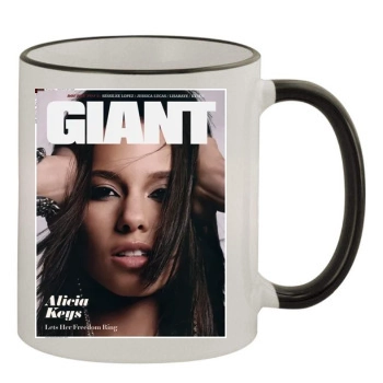 Alicia Keys 11oz Colored Rim & Handle Mug