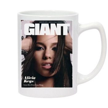 Alicia Keys 14oz White Statesman Mug