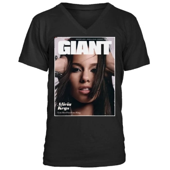 Alicia Keys Men's V-Neck T-Shirt