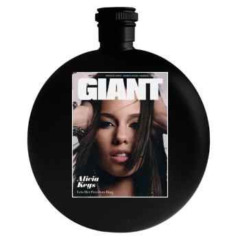 Alicia Keys Round Flask