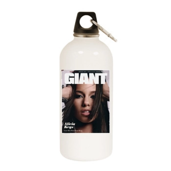 Alicia Keys White Water Bottle With Carabiner