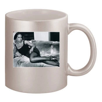 Alicia Keys 11oz Metallic Silver Mug