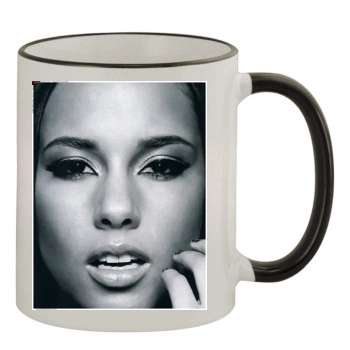 Alicia Keys 11oz Colored Rim & Handle Mug