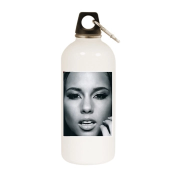 Alicia Keys White Water Bottle With Carabiner