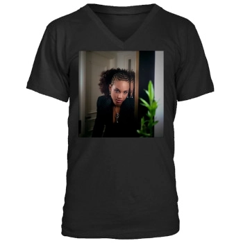 Alicia Keys Men's V-Neck T-Shirt