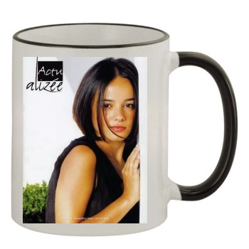 Alizee 11oz Colored Rim & Handle Mug