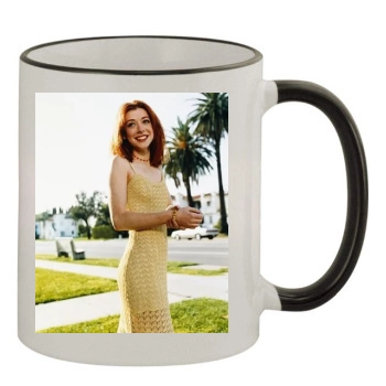 Alyson Hannigan 11oz Colored Rim & Handle Mug