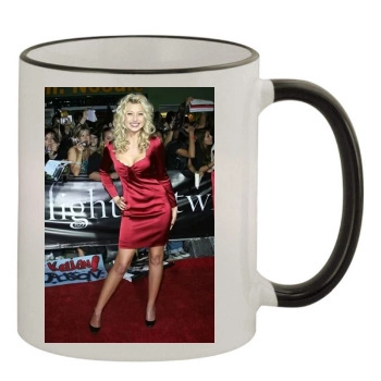 Alyson Michalka 11oz Colored Rim & Handle Mug