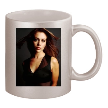 Alyssa Milano 11oz Metallic Silver Mug