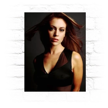 Alyssa Milano Metal Wall Art