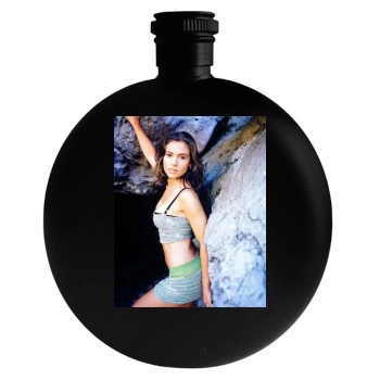 Alyssa Milano Round Flask