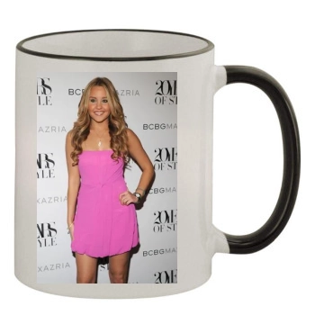 Amanda Bynes 11oz Colored Rim & Handle Mug