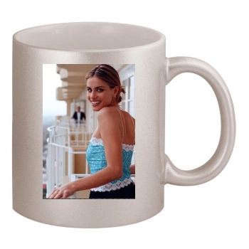 Amanda Peet 11oz Metallic Silver Mug