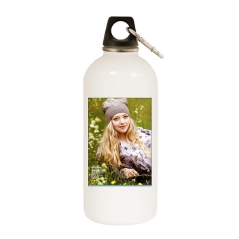 Amanda Seyfried White Water Bottle With Carabiner