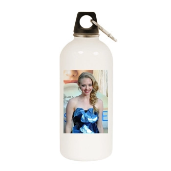 Amanda Seyfried White Water Bottle With Carabiner