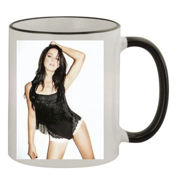 Amber Heard 11oz Colored Rim & Handle Mug