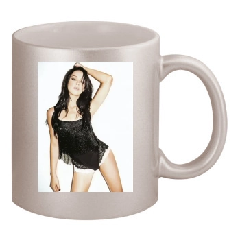 Amber Heard 11oz Metallic Silver Mug