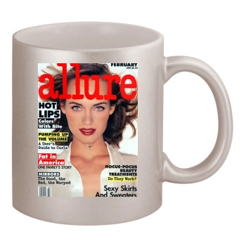 Amber Valletta 11oz Metallic Silver Mug