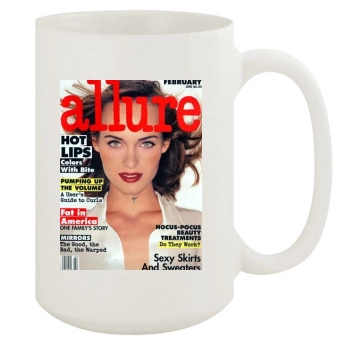 Amber Valletta 15oz White Mug