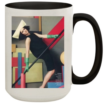 Amber Valletta 15oz Colored Inner & Handle Mug