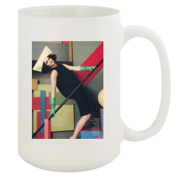 Amber Valletta 15oz White Mug