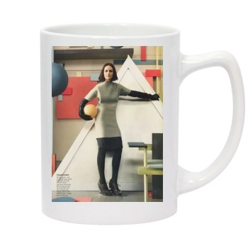 Amber Valletta 14oz White Statesman Mug