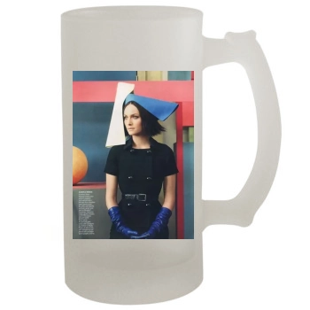 Amber Valletta 16oz Frosted Beer Stein