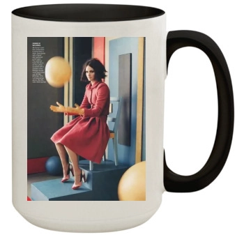 Amber Valletta 15oz Colored Inner & Handle Mug