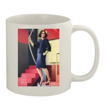 Amber Valletta 11oz White Mug