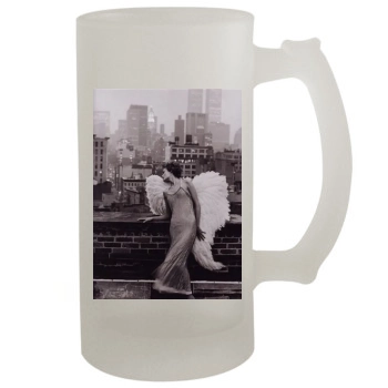 Amber Valletta 16oz Frosted Beer Stein