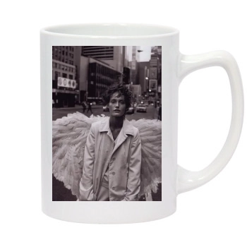 Amber Valletta 14oz White Statesman Mug